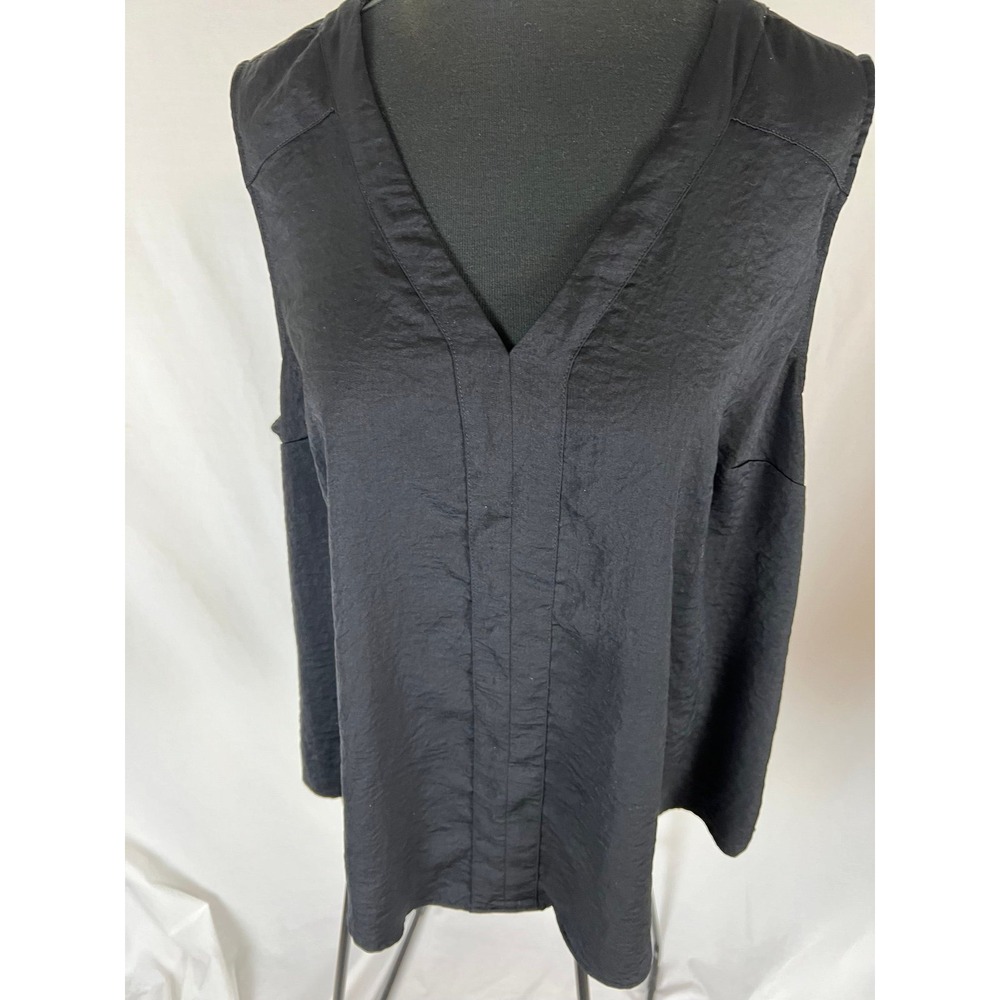 Torrid Charmeuse Tank top black sz 2/2X